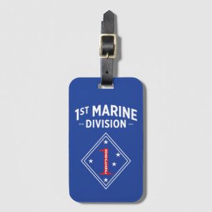 1e Mariene Afdeling Badge Bagagelabel