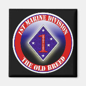 1e Mariene Divisie Magneet (Voorkant)