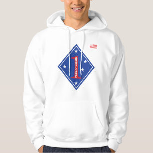 1e Marine Division Patch (Verenigde Staten) Hoodie