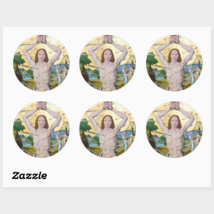 1e Martelaarschap van St. Sebastiaan (M 013) Ronde Sticker