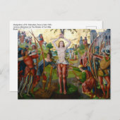 1e Martyrdom St. Sebastian (M 013) Briefkaart (Voorkant / Achterkant)