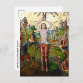 1e Martyrdom St. Sebastian (M 013) Briefkaart (Voorkant / Achterkant)