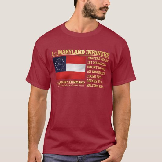 1e Maryland Infanterie (BA2) T-shirt (Voorkant)
