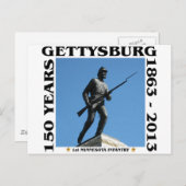 1e Minnesota Infantry - 150e Gettysburg Briefkaart (Voorkant / Achterkant)