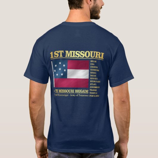 1e Missouri Infantry (BA2) T-shirt (Achterkant)