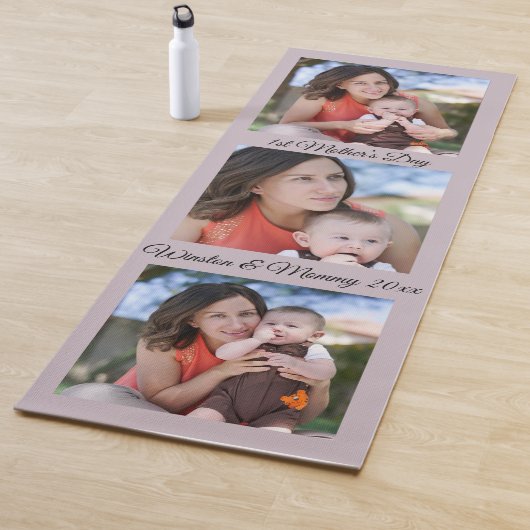 1e Moederdag Aangepaste Foto & Tekst Yoga Mat (In situ)