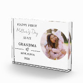 1e Moederdag cadeau voor nieuwe oma cadeau van Bab Fotoblokken (Rechts)