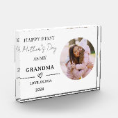 1e Moederdag cadeau voor nieuwe oma cadeau van Bab Fotoblokken (Links)