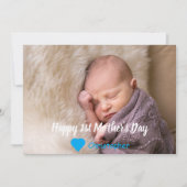 1e Moederdag Feestdagenkaart (Voorkant)