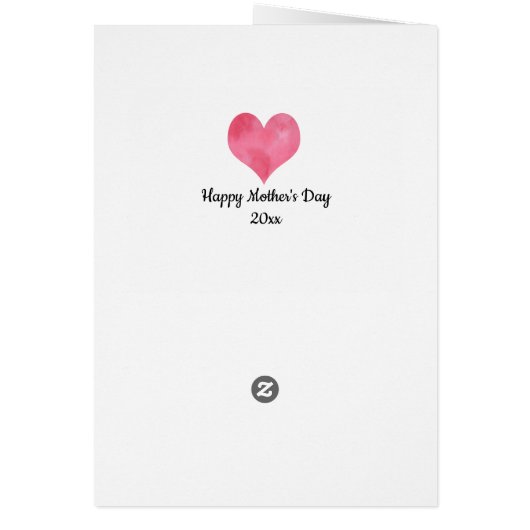  1e Moederdag Niece (Achterkant)