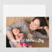 1e Moederdag Vakantiekaart Feestdagenkaart (Voorkant / Achterkant)