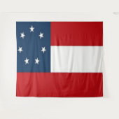 1e NATIOENALE VLAG CSA Wandkleed (Voorkant (horizontaal))