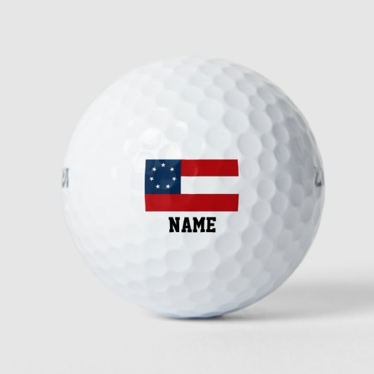 1e NATIONALE VLAG CSA Golfballen (Voorkant)