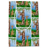 1e Oerwoud op de geboorte Medium Cadeauzakje (Voorkant)