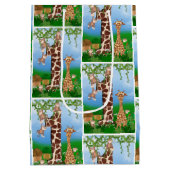 1e Oerwoud op de geboorte Medium Cadeauzakje (Achterkant)