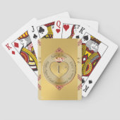 1e of 50e bruiloft Jubileum Golden Pokerkaarten (Achterkant)