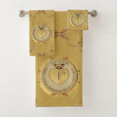 1e of 50e Golden Wedding Jubileum Bad Handdoek (Insitu)