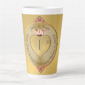 1e of 50e Gouden Jubileum Latte Mok (Voorkant)