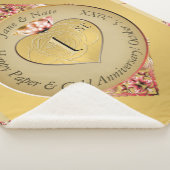 1e of 50e Gouden Jubileum Sherpa Blanket Deken (3/4)