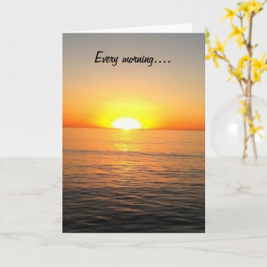 1e OP MIJN GEEST-1e IN MIJN HART-JIJ Kaart (Gele Bloem)