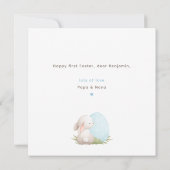 1e paaskaartbundel, kleinzoon paaskaart kaart (Achterkant)