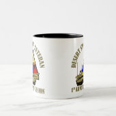 1e pantserdivisie [1e AD] Tweekleurige Koffiemok (Center)