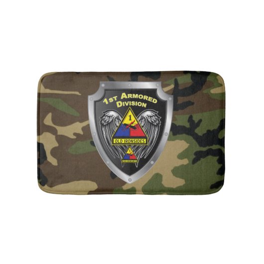 1e Pantserdivisie  Badmat (Voorkant)