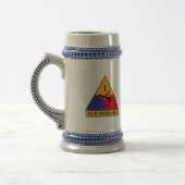 1e pantserdivisie Bier Stein Bierpul (Links)