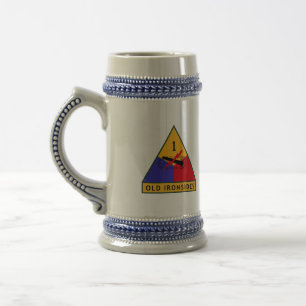 1e pantserdivisie Bier Stein Bierpul