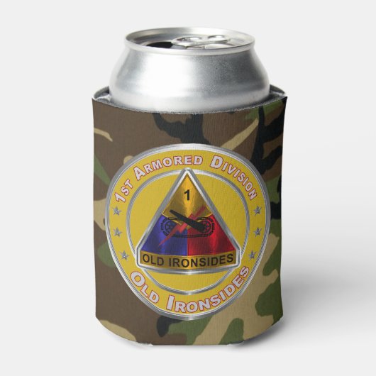 1e pantserdivisie blikjeskoeler (Blikje Voorkant)