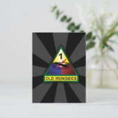 1e pantserdivisie briefkaart (Staand voorkant)