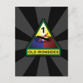 1e pantserdivisie briefkaart (Voorkant)