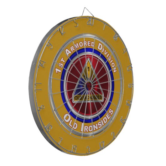 1e pantserdivisie dartbord (Voorkant Links)