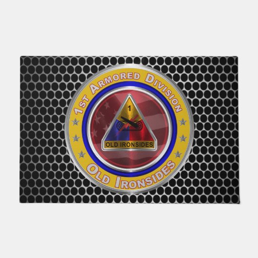 1e pantserdivisie deurmat (Voorkant)