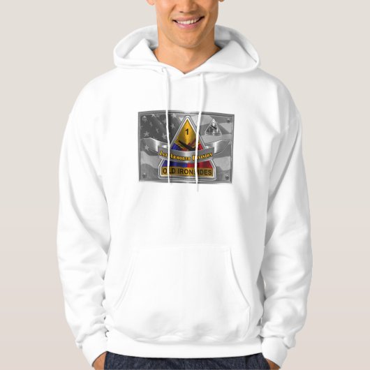 1e pantserdivisie hoodie (Voorkant)