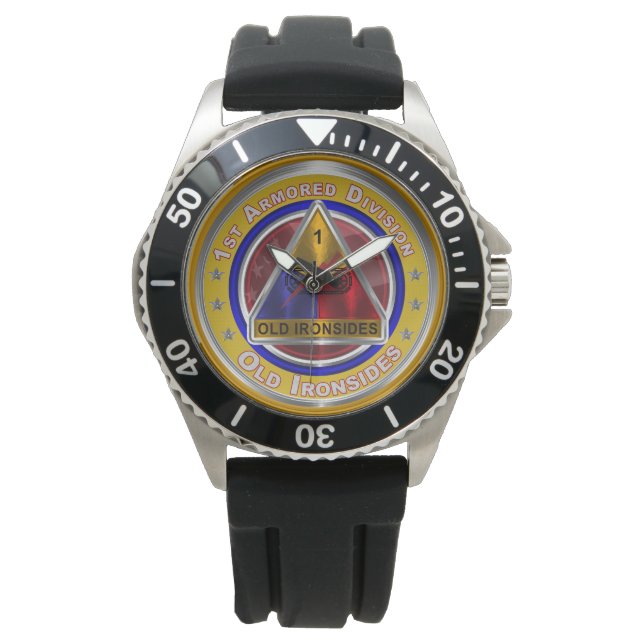 1e pantserdivisie horloge (Voorkant)