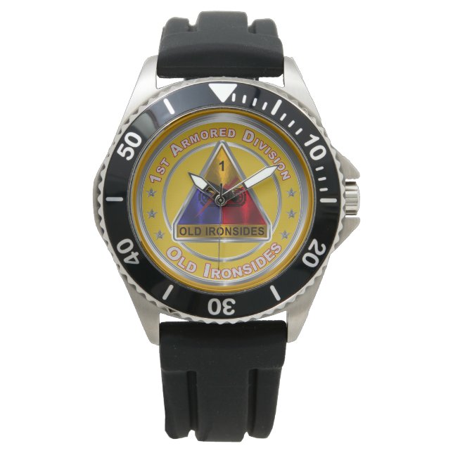 1e pantserdivisie horloge (Voorkant)