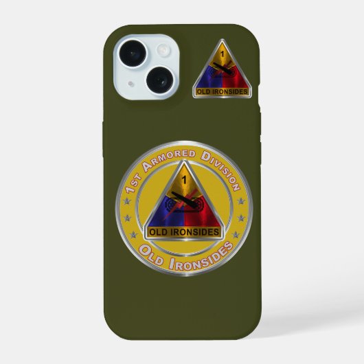 1e Pantserdivisie iPhone 15 Case (Achterkant)
