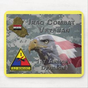 1e Pantserdivisie Irak Combat Veteraan Muismat