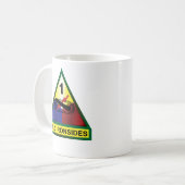1e pantserdivisie koffiemok (Voorkant links)