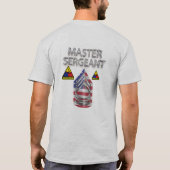 1e Pantserdivisie Master Sergeant T-shirt (Achterkant)