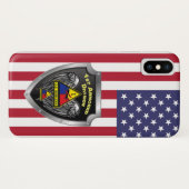 1e Pantserdivisie “Old Ironsides” Case-Mate iPhone Case (Achterkant (horizontaal))