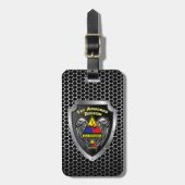 1e pantserdivisie "Oude ijronden" Bagagelabel (Voorkant verticaal)