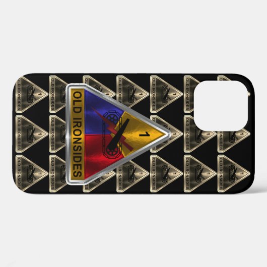 1e pantserdivisie "Oude ijronden" Case-Mate iPhone Case (Achterkant (horizontaal))