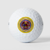 1e pantserdivisie "Oude ijronden" Golfballen (Voorkant)