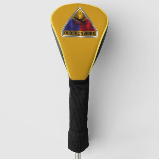 1e pantserdivisie "Oude ijronden"  Golfheadcover (Voorkant)