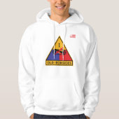 1e pantserdivisie "Oude ijronden" Hoodie (Voorkant)
