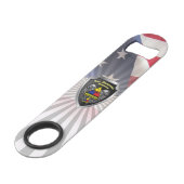 1e pantserdivisie "Oude ijronden" Speed Flessenopener (Voorkant Gekanteld)