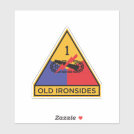 1e pantserdivisie "Oude ijronden" Sticker