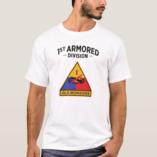 1e pantserdivisie "Oude ijronden" T-shirt (Voorkant)